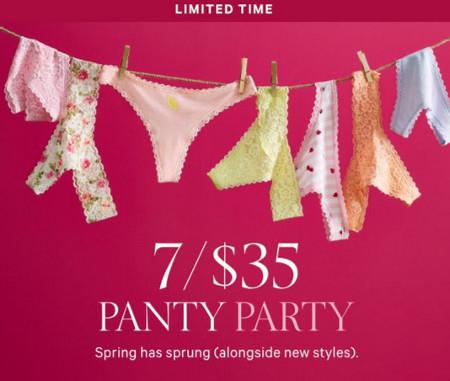 7 for $35 Panties