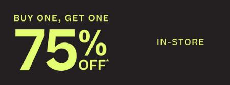 Buy One, Get One 75% Off In-Store