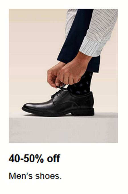 40-50% off Men's Shoes