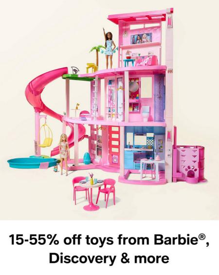 15-55% off Toys from Barbie, Discovery and More