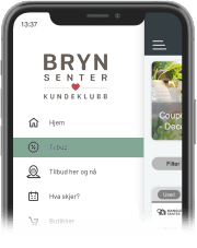 Photo of mobile app home screen