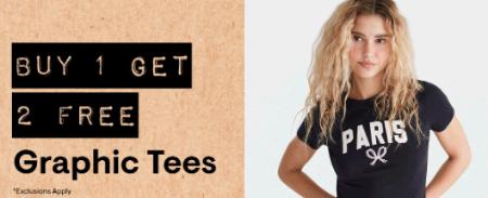 Buy 1, Get 2 Free Graphic Tees