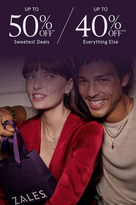 Up to 50% off Sweetest Deals and Up to 40% off Everything Else