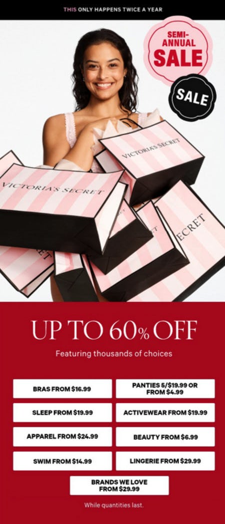 Semi-Annual Sale: Up to 60% off