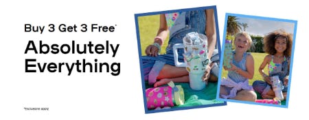 Buy 3 Get 3 Free Absolutely Everything