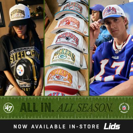 All in. All Season. Available at Lids.