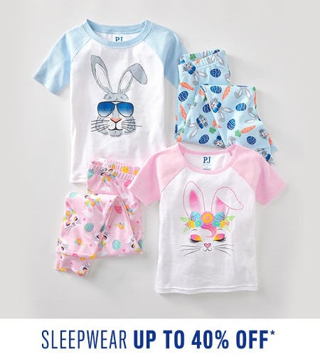 Sleepwear Up to 40% off