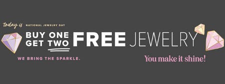 Buy One, Get Two Free Jewelry