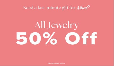 All Jewelry 50% off