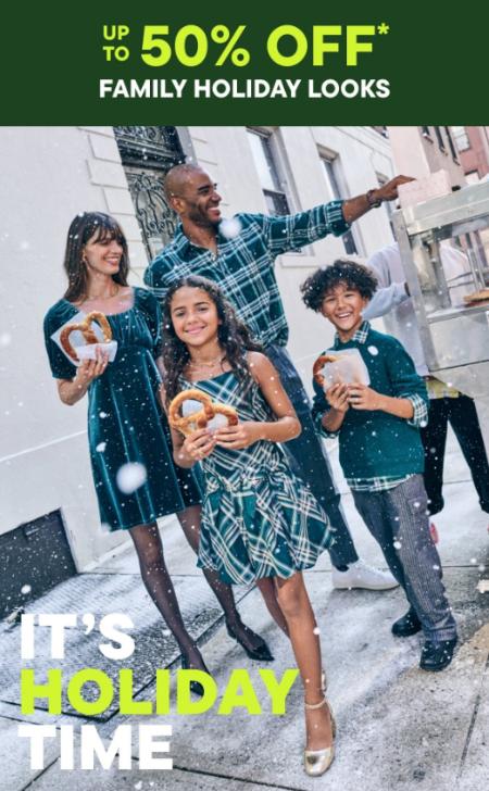 Family Holiday Looks: Up to 50% Off