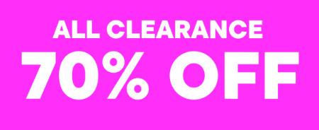 All Clearance 70% off