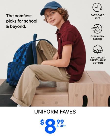 Uniform Faves $8.99 and Up