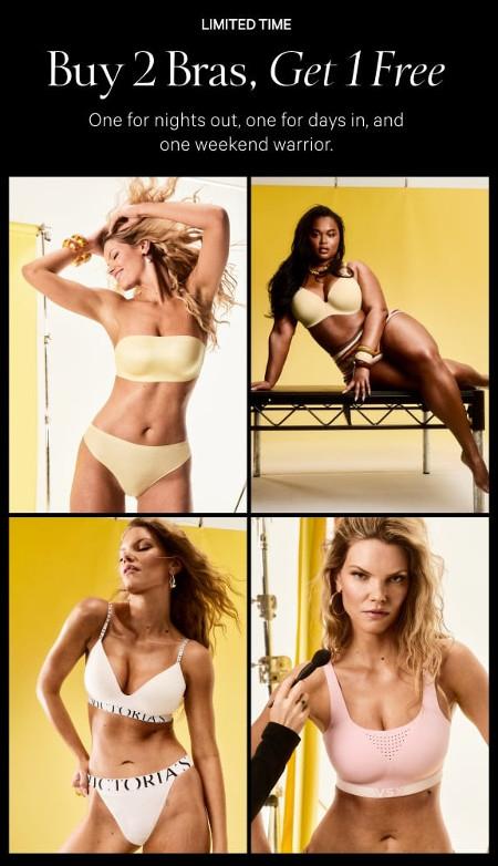 Buy 2 Bras, Get 1 Free