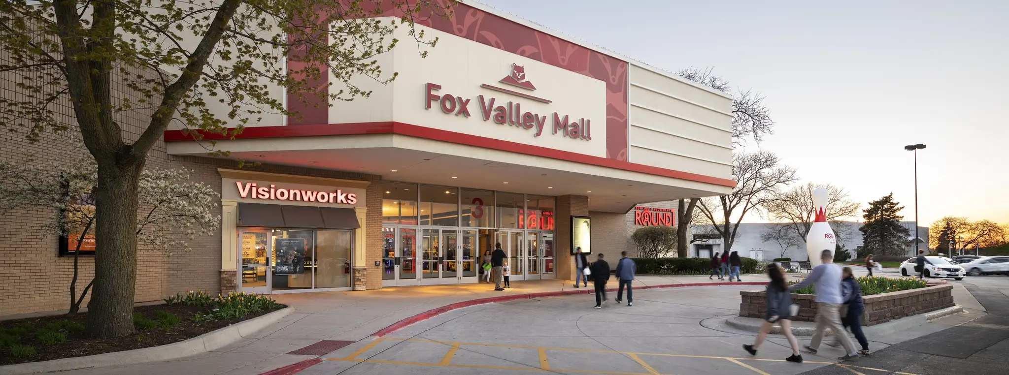 fox valley mall homecoming dresses Lace Plunge V Backless A-Line Short Homecoming Dress Royal Blue / 18 / Tulle main image 0