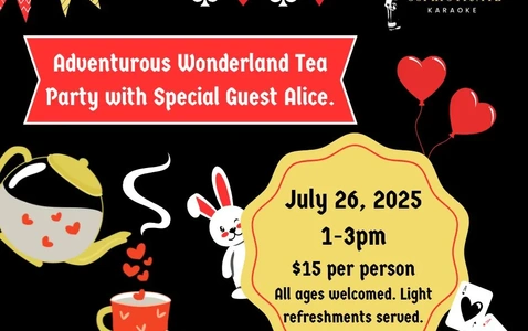 Adventurous Wonderland Tea Party with Special Guest Alice