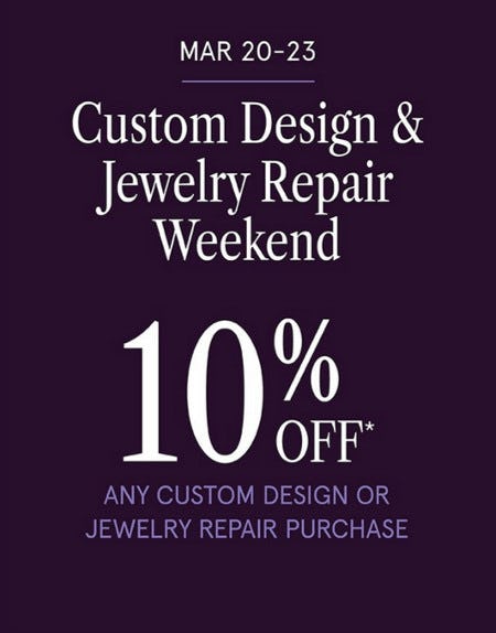 Custom Design & Jewelry Repair Weekend