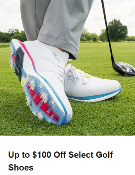 Up to $100 Off Select Golf Shoes