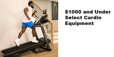 $1000 and Under Select Cardio Equipment