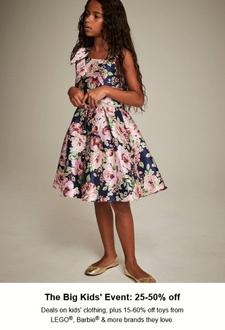 The Big Kids' Event: 25-50% off