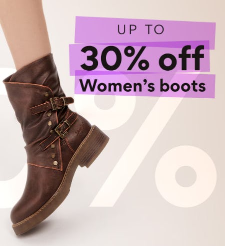 Up to 30% Off Women's Boots