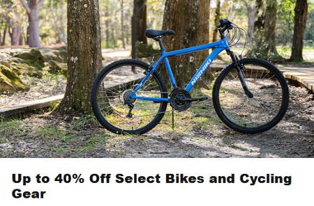 Up to 40% Off Select Bikes and Cycling Gear