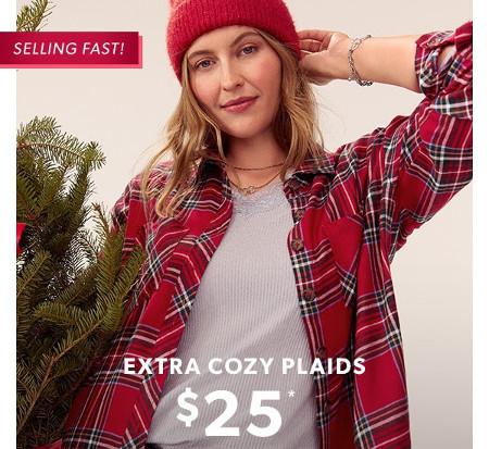 $25 Extra Cozy Plaids