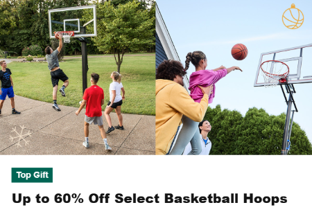 Up to 60% Off Select Basketball Hoops