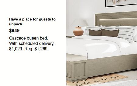 $848 Cascade Queen Bed