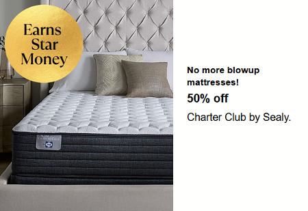 50% off Sealy Mattresses