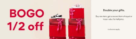 BOGO 1/2 Off