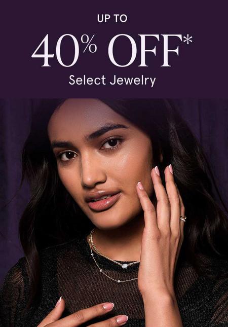 Up to 40% off Select Jewelry