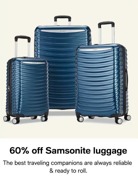 60% off Samsonite Luggage