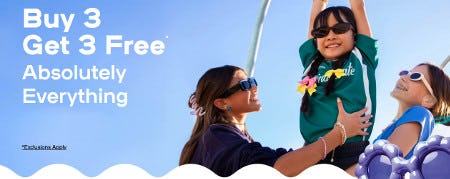 Buy 3, Get 3 Free Absolutely Everything