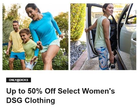 Up to 50% Off Select Women's DSG Clothing