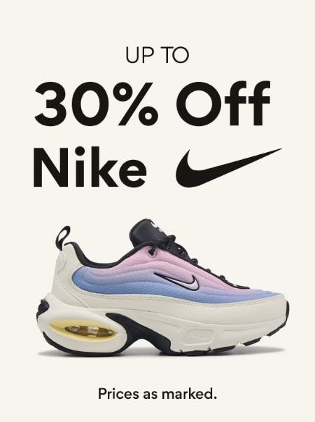 Up to 30% Off Nike