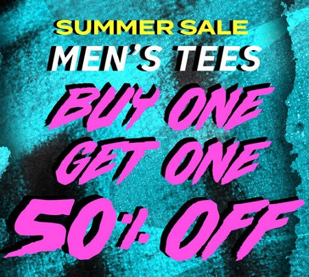 Men's Tees Buy One, Get One 50% off