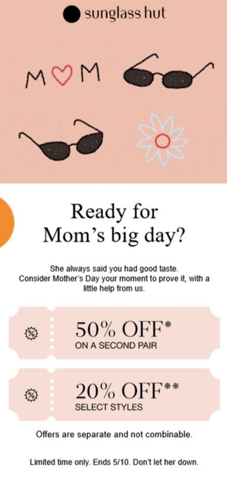 20% off Plus 50% off 2nd Pair