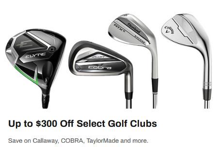 Up to $300 Off Select Golf Clubs