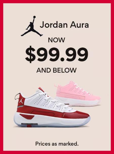 Jordan Aura Now $99.99 and Below