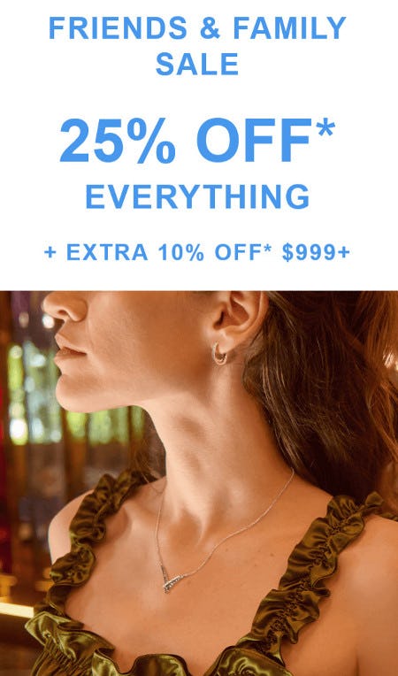 Friends & Family Sale