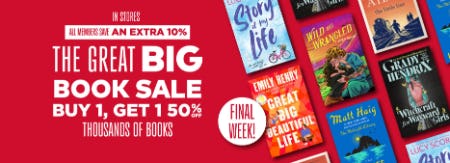 The Great Big Book Sale: BOGO 50% Off Thousands of Books