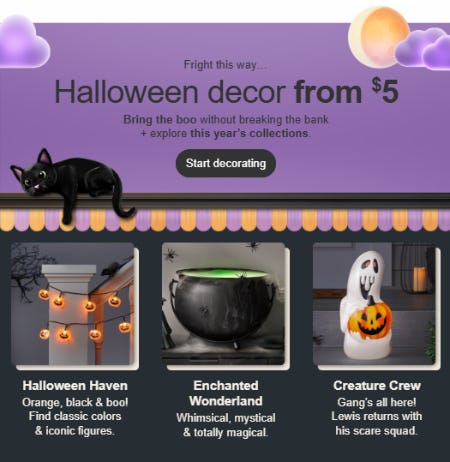 Halloween Decor From $5