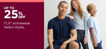 Up to 25% Off FLX Activewear