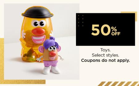 50% Off Toys
