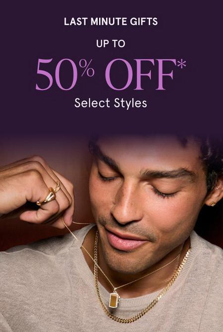 Up to 50% off Select Styles