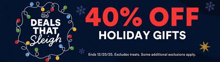 40% off Holiday Gifts