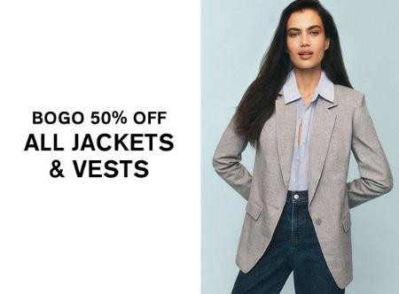 BOGO 50% Off All Jackets and Vests