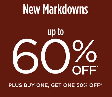 Buy One, Get One 50% Off Select Styles