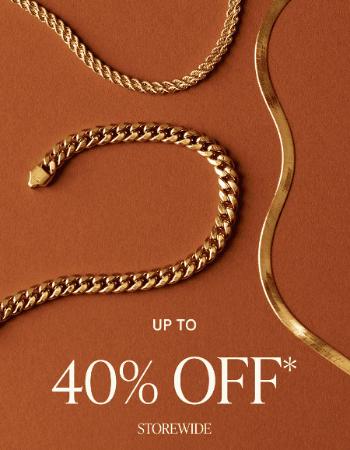 Up to 40% off Storewide