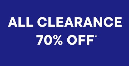 All Clearance 70% off